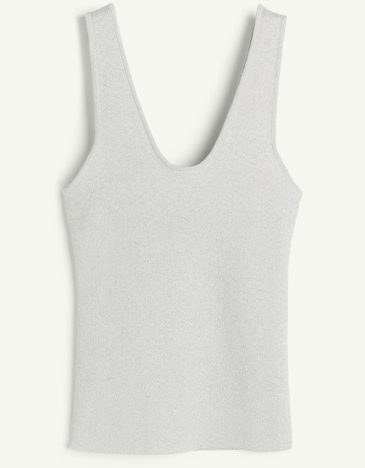 

Майка H&M Sleeveless Knit, светло-серый