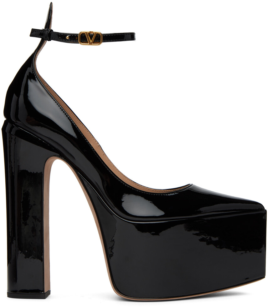 

Черные туфли на платформе Tan-Go Valentino Garavani, Черный