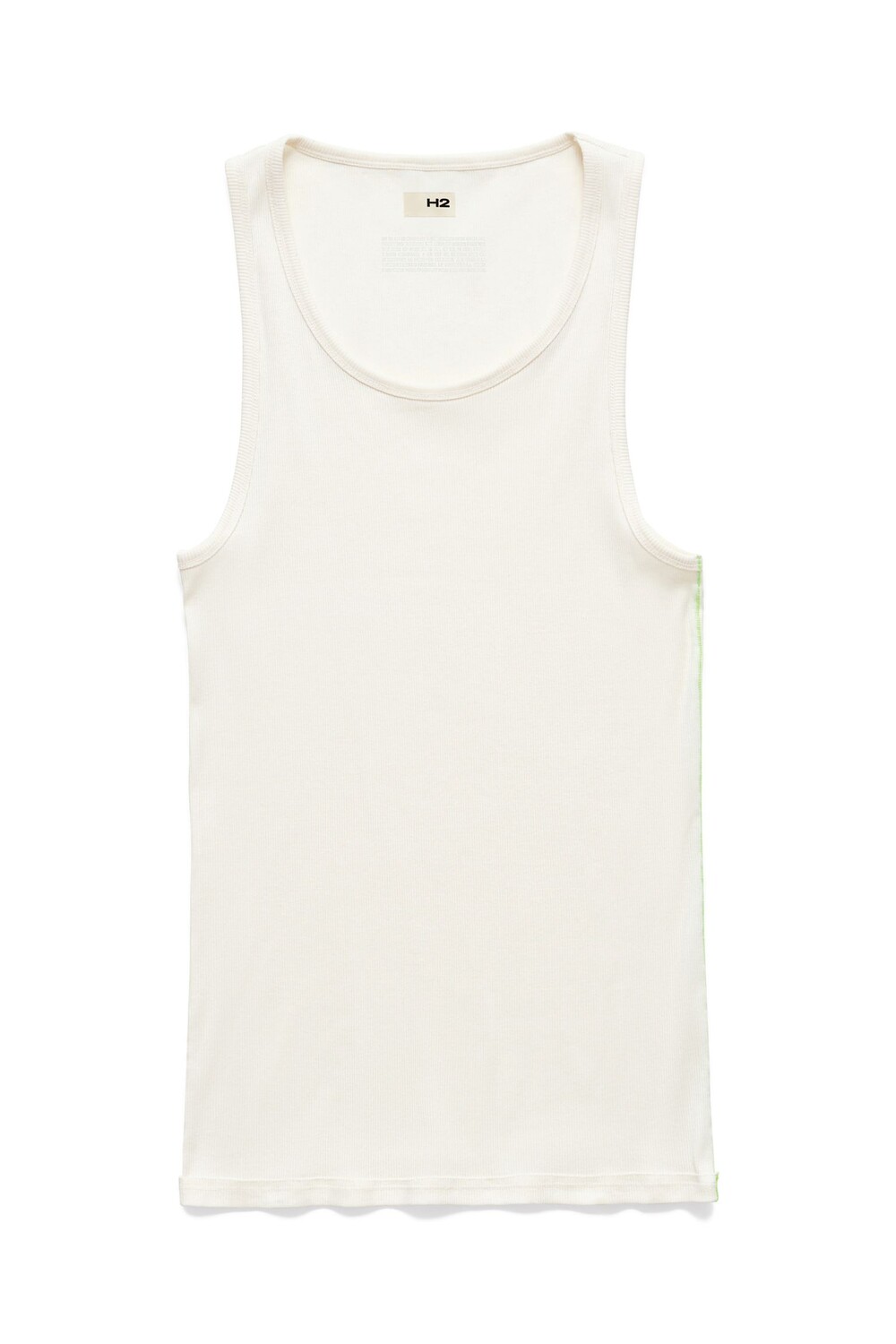 

Майка H&M H2 Ribbed Tank, кремовый