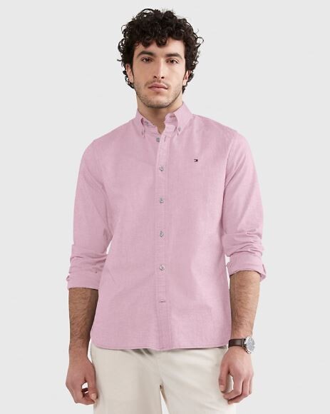 

Рубашка классического кроя Tommy Hilfiger Sportswear Regular Fit Oxford, розовый