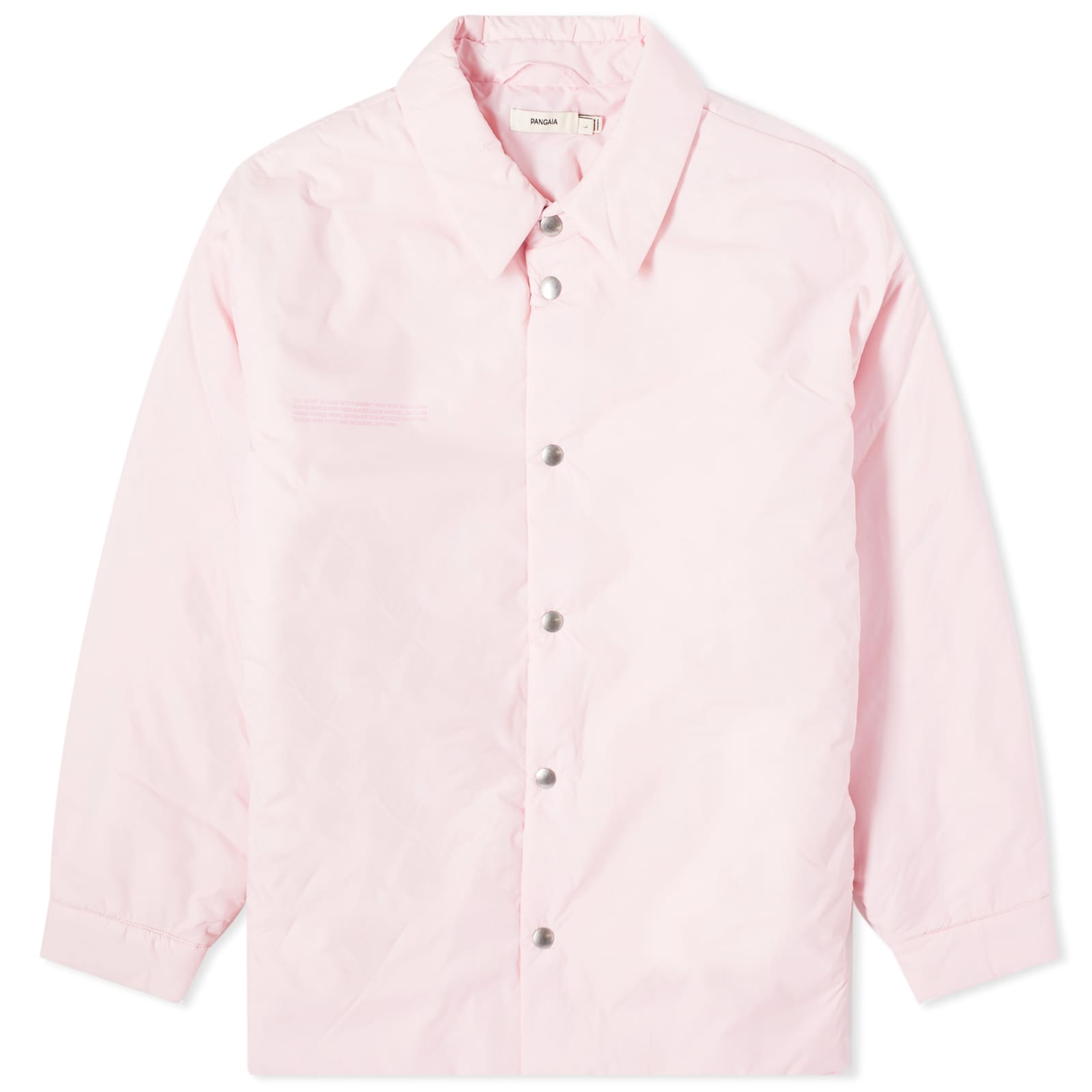 Куртка Pangaia Flwrdwn Midweight Shirt, цвет Magnolia Pink
