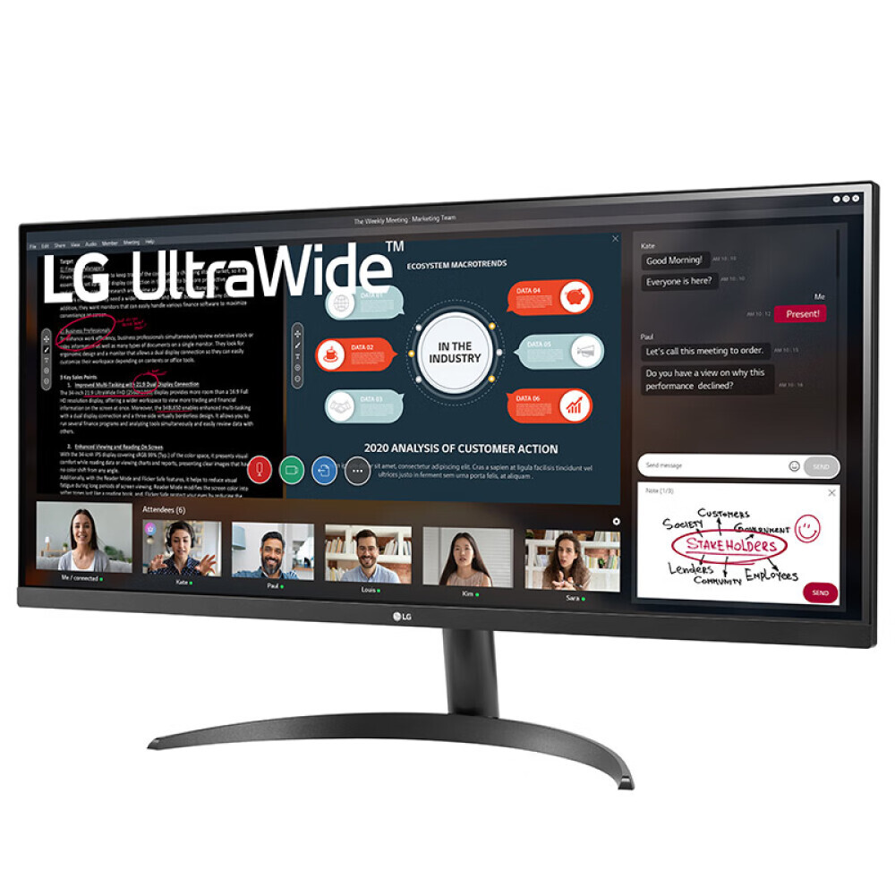 

Монитор LG 34WP500-B 34" IPS 21:9