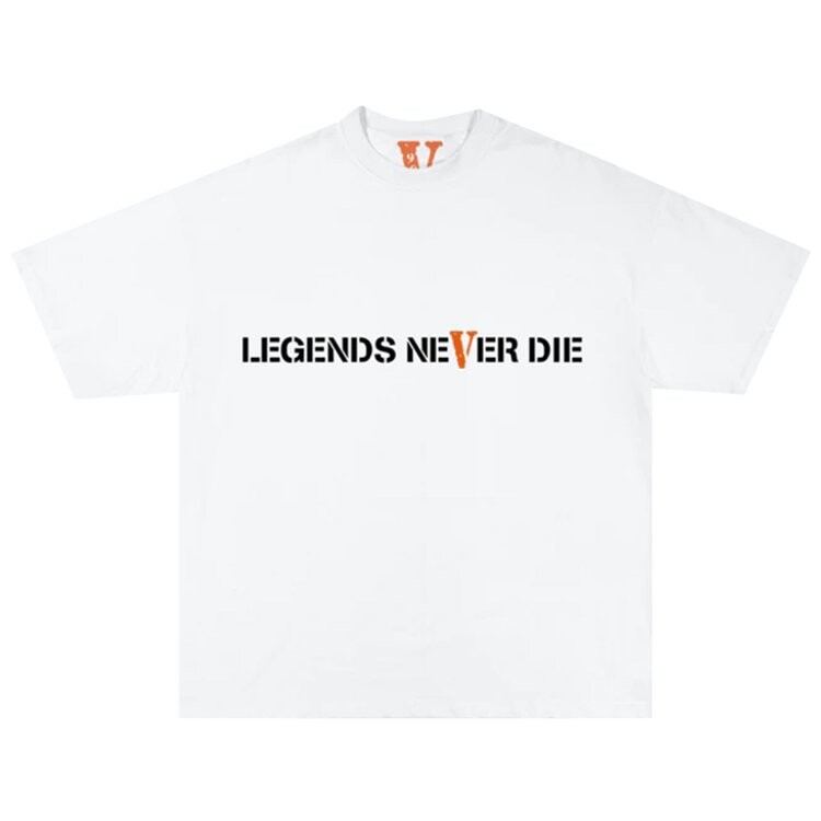 

Футболка Vlone x Juice WRLD Legends Never Die 999 T-Shirt 'White', белый