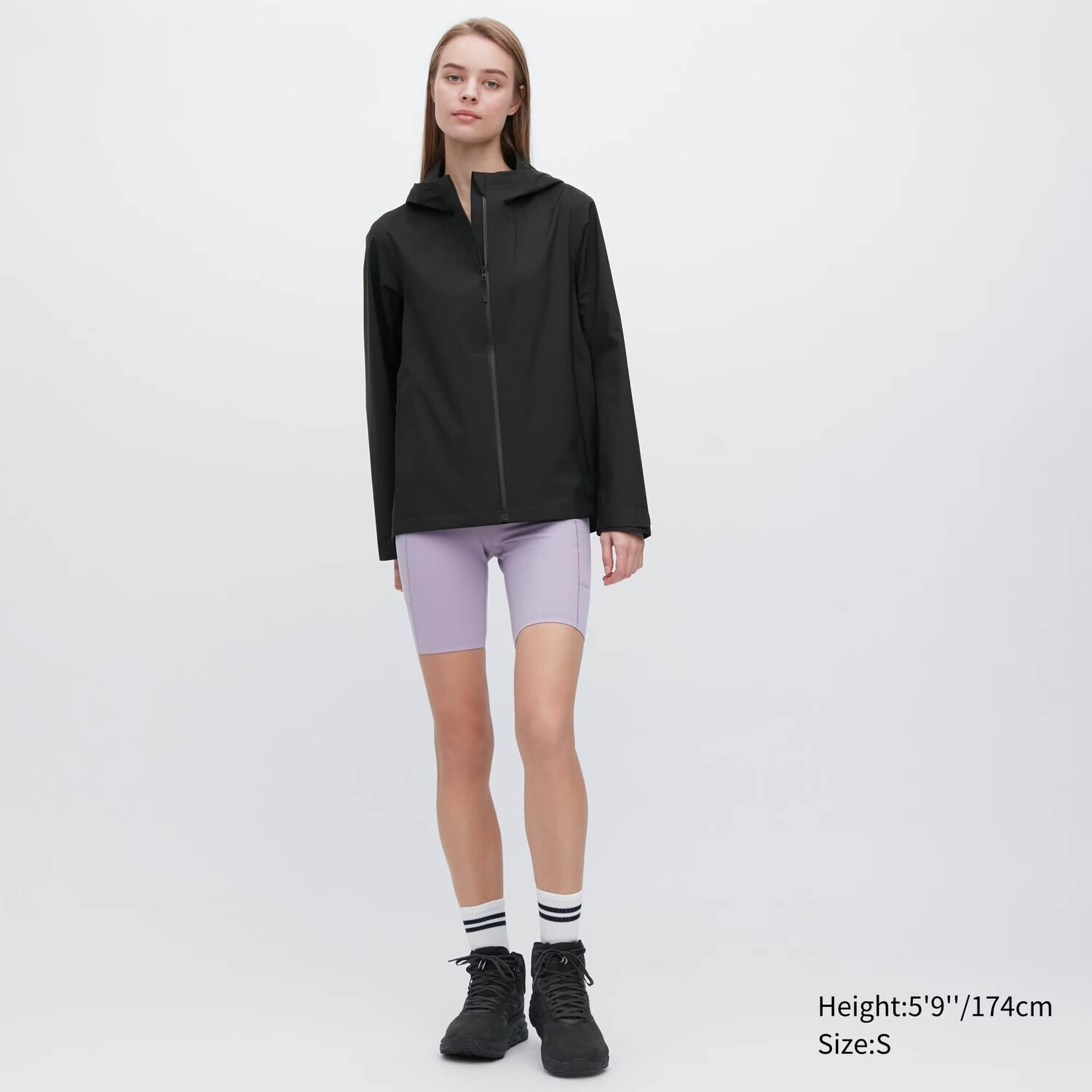

Ветровка Uniqlo Blocktech Parka, черный