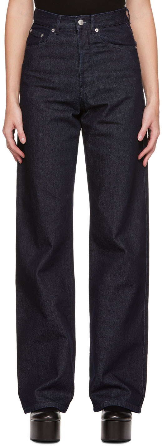

Джинсы с эффектом выцветания индиго Dries Van Noten