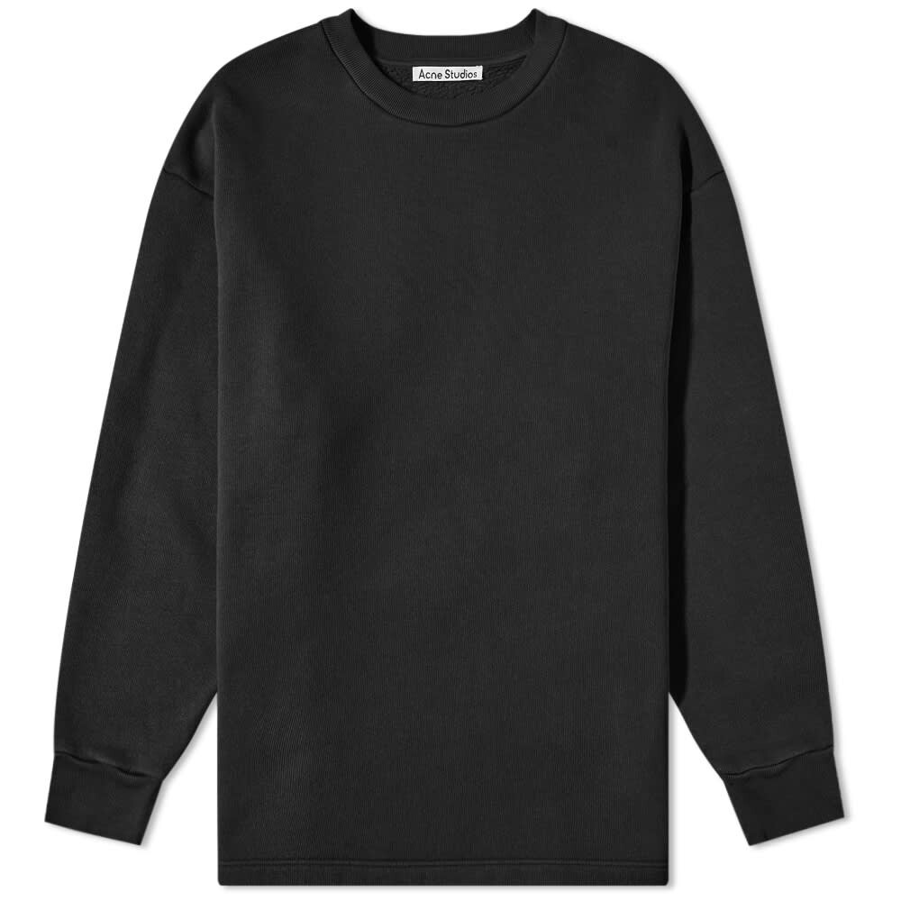 

Толстовка Acne Studios Fin Circle Logo Crew Sweat, Черный