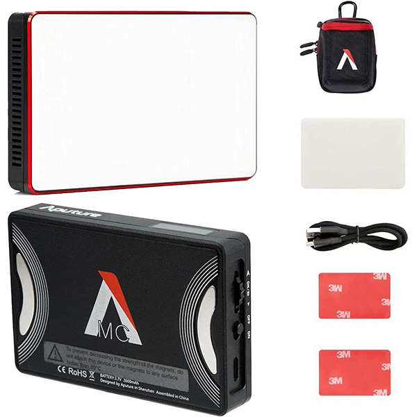 Накамерный видеосвет Aputure Amaran MC RGBWW, черный осветитель aputure nova p600c kit светодиодный rgbww 600 вт с кейсом