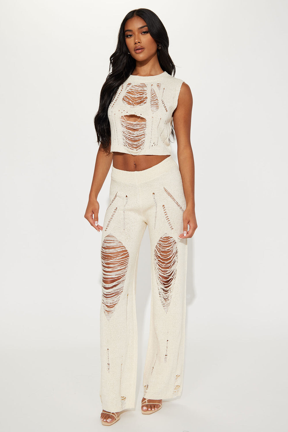 

Брюки Fashion Nova DX11301, кремовый