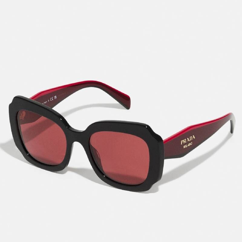 

Солнцезащитные очки Prada, красный