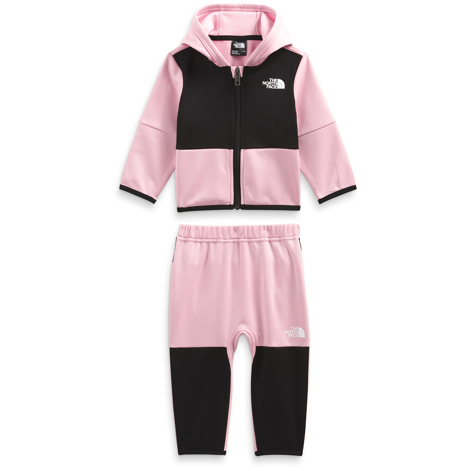 

Зимний теплый комплект The North Face - для младенцев, розовый