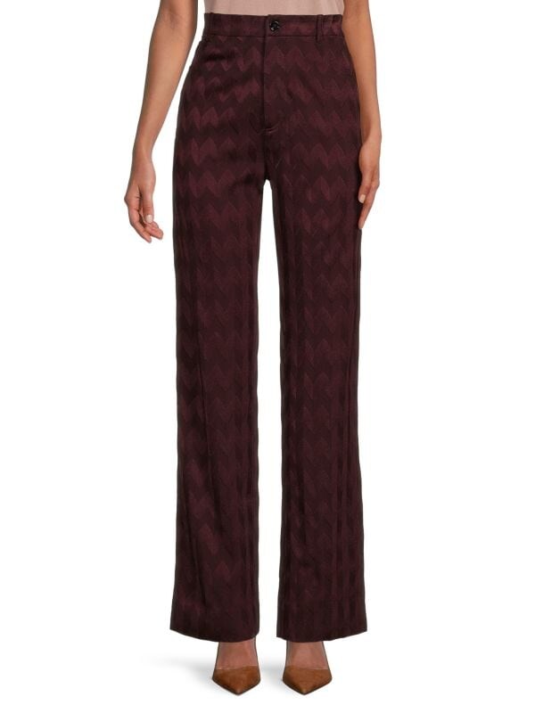 

Брюки Шерстяные Missoni Decadent с узором шеврон