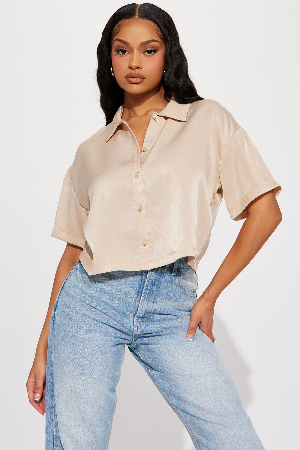 

Рубашка Fashion Nova WT48911, загар