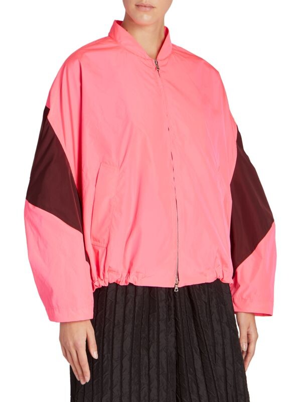 

Ветровка Vola Dries Van Noten с цветными блоками, розовый