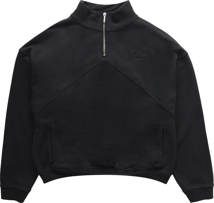 

Толстовка Rhude Quarter Zip 'Black', черный