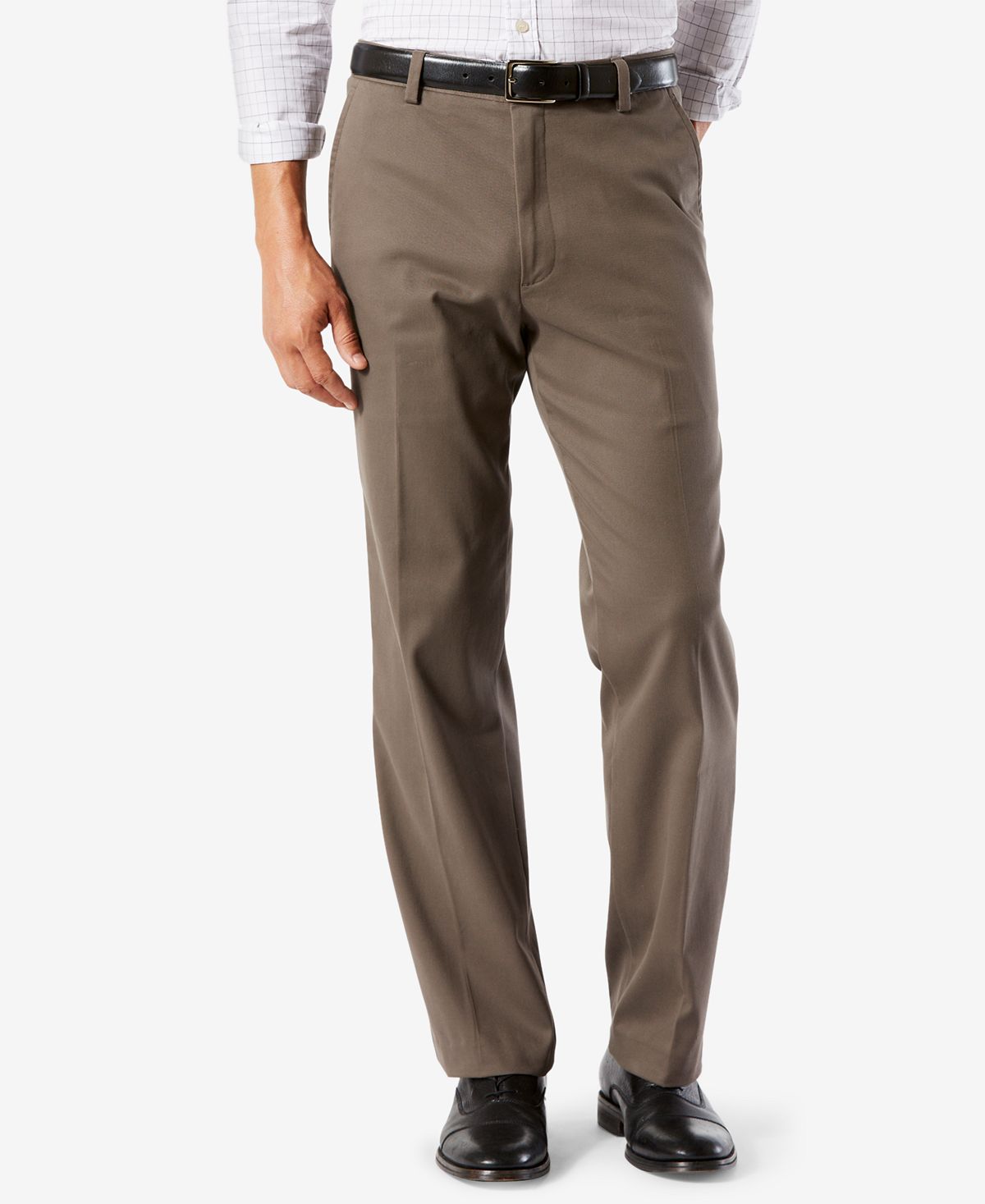 Мужские брюки easy classic fit цвета хаки стрейч Dockers, мульти