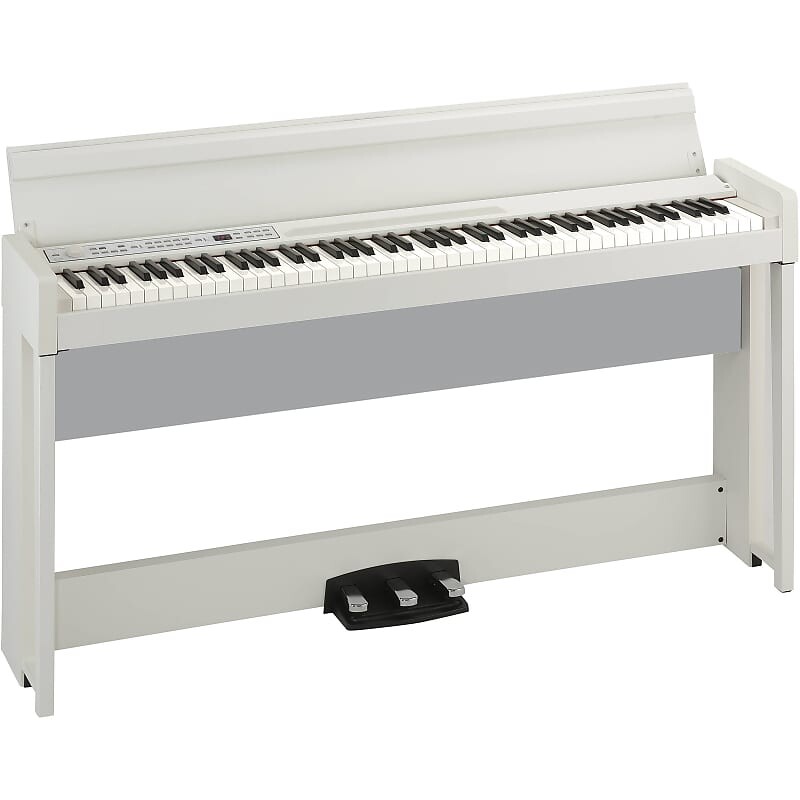 

Аудиоресивер Korg C1 Air Bluetooth 88-клавишное цифровое пианино с клавиатурой RH3 Real Weighted Hammer Action 3, белый