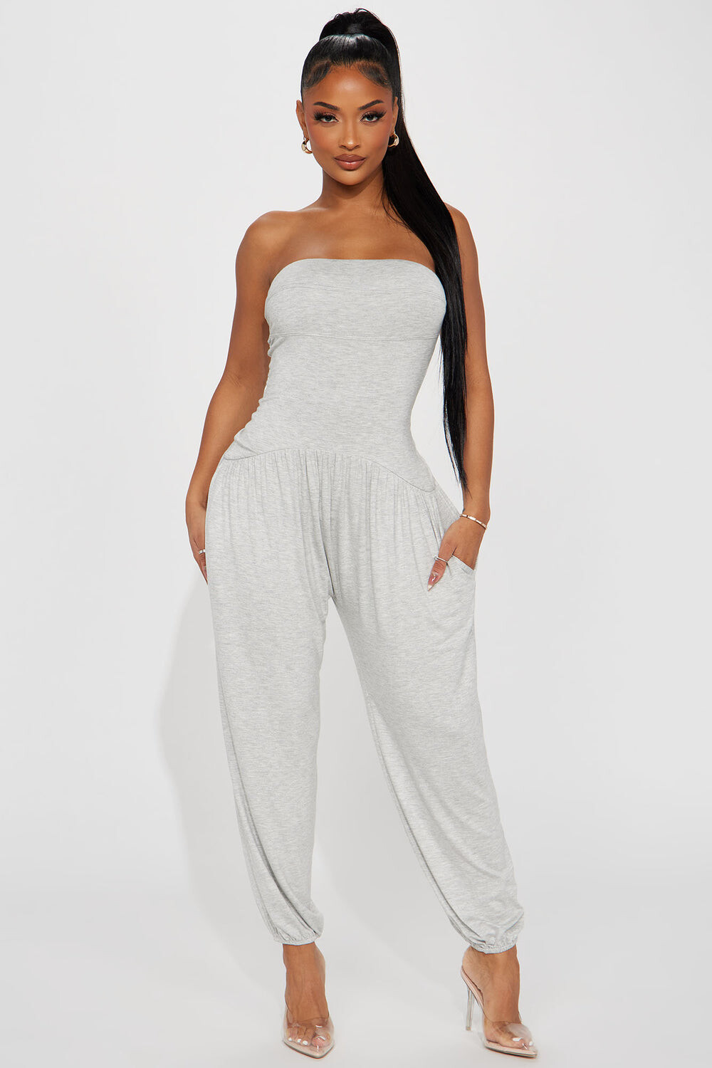 

Комбинезон Fashion Nova NMY4278, серый
