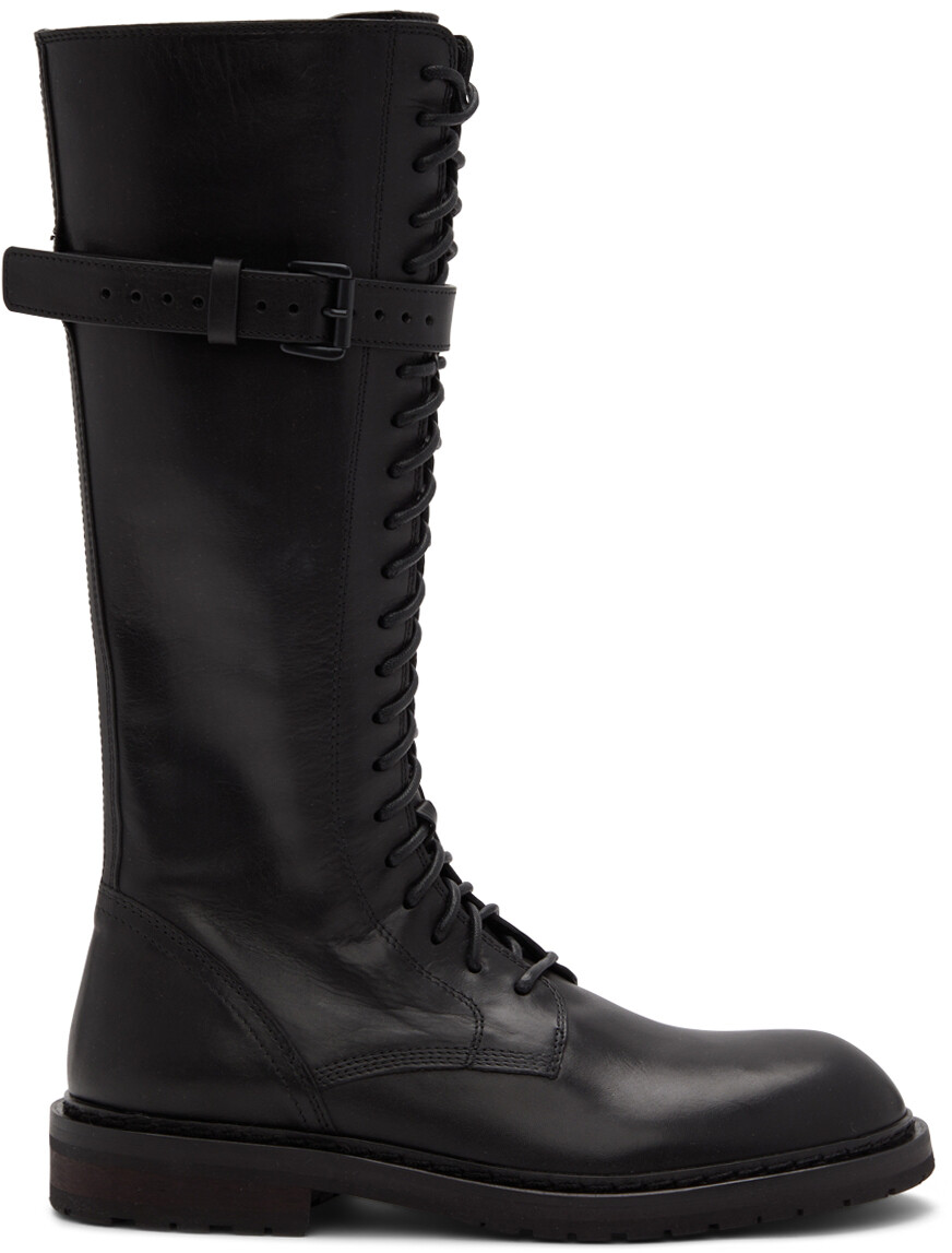 

Черные сапоги Дэнни Ann Demeulemeester