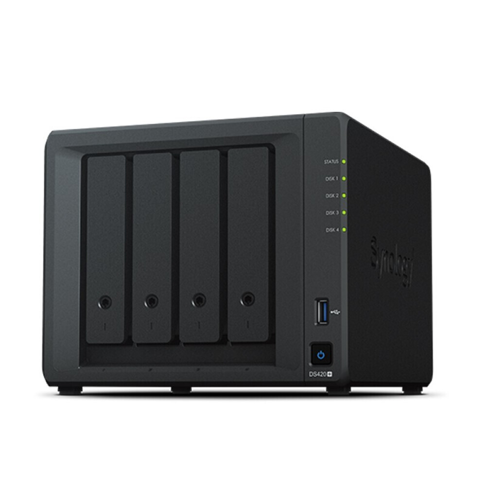 

Сетевое хранилище Synology DS420+ с 4 отсеками