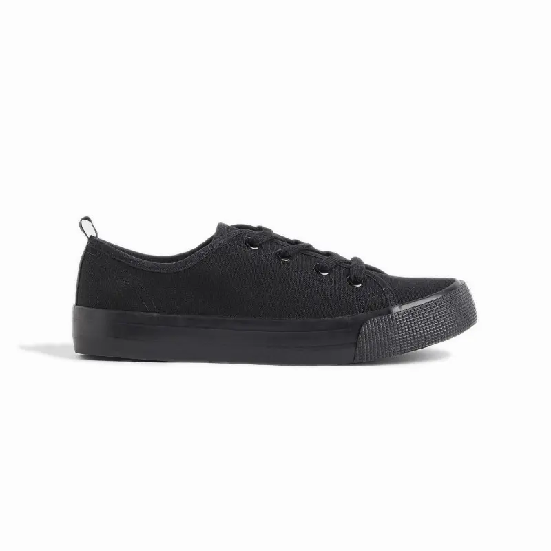 

Кеды H&M Canvas Sneakers, черный