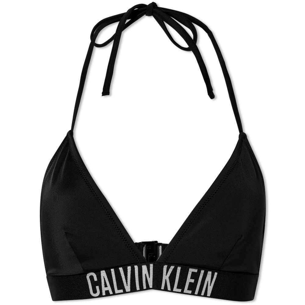 

Верх бикини с треугольными чашечками и логотипом K Swim Calvin Klein