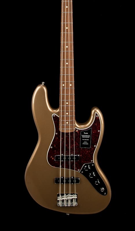 

Бас-гитара Fender Vintera '60s Jazz Bass - Firemist Gold #60292