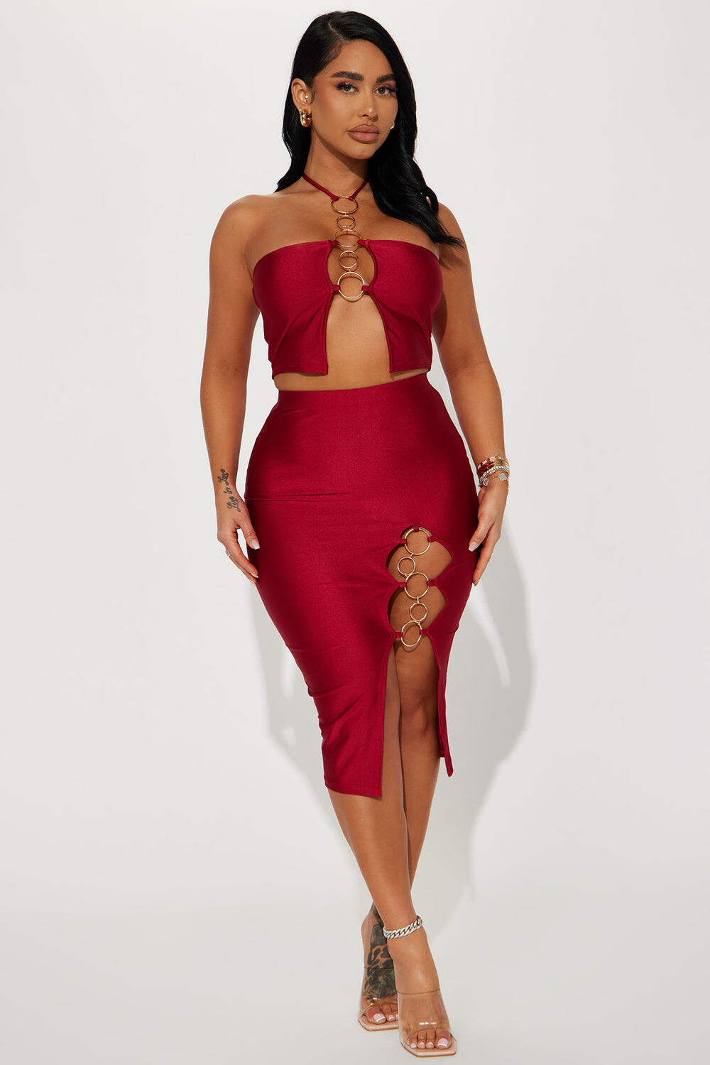 

Юбка Fashion Nova TS1464, красный