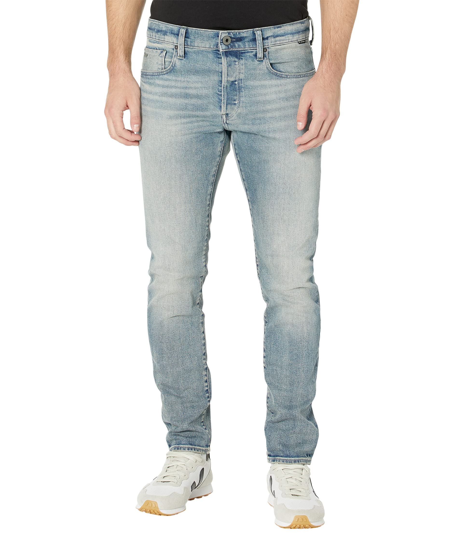 Джинсы G-Star, 3301 Slim Fit Selvedge Jeans in Vintage Stream