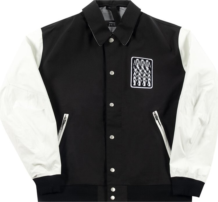 

Куртка Acronym Varsity Jacket 'Black/Black', черный
