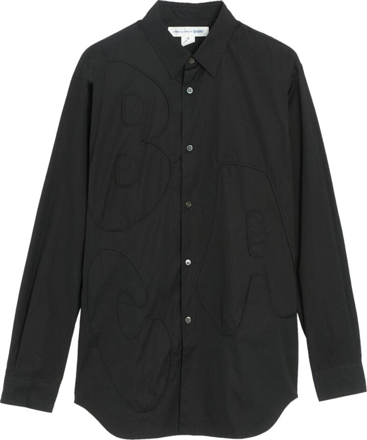 Рубашка Comme des Garçons SHIRT ABC Shirt 'Black', черный - фото