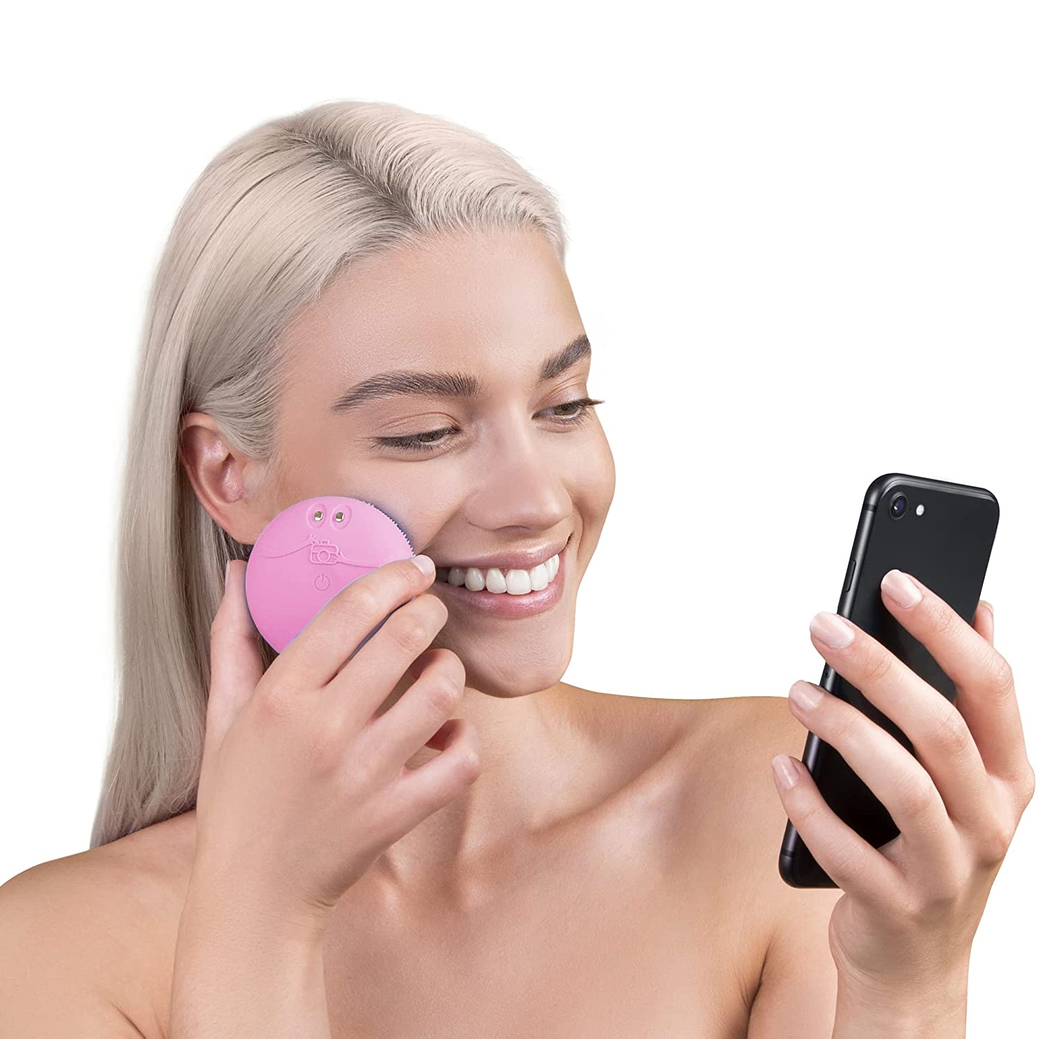 Щетка-массажер для очищения лица FOREO LUNA fofo Smart Facial, розовый –  заказать по доступной цене из-за рубежа в «CDEK.Shopping»