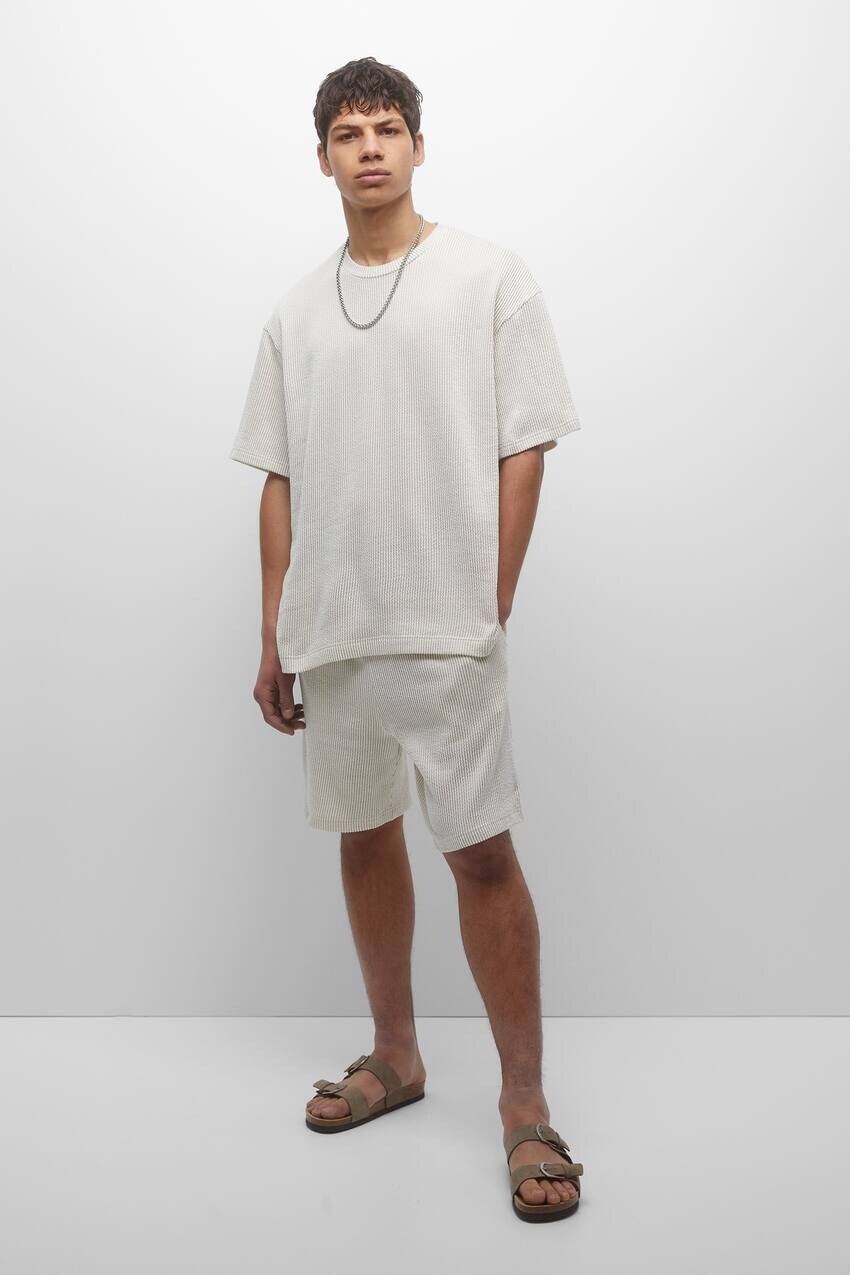

Джоггеры Pull&Bear, кремовый