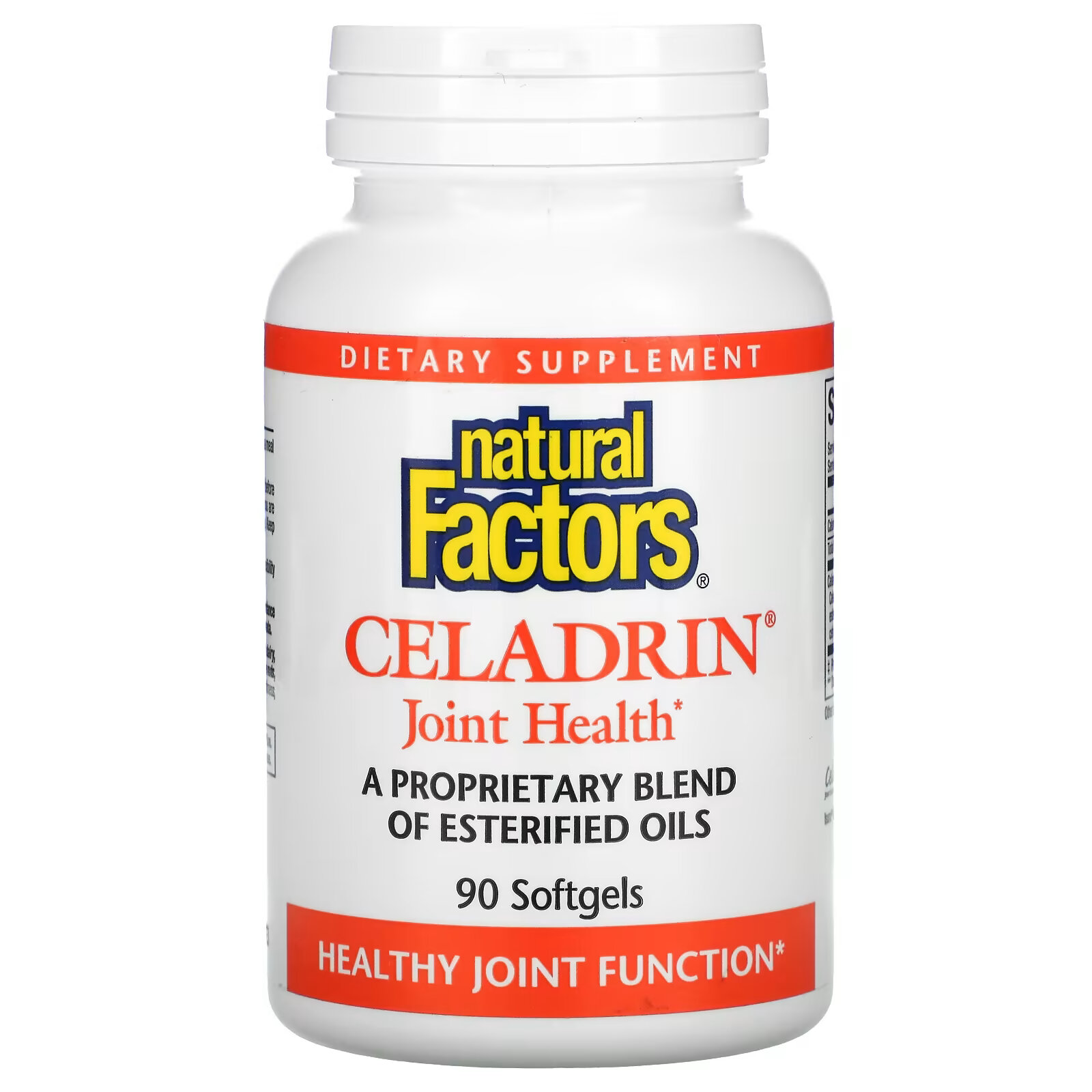 Natural Factors, Celadrin, для здоровья суставов, 90 капсул natural factors osteomove усиленное средство для суставов 240 таблеток