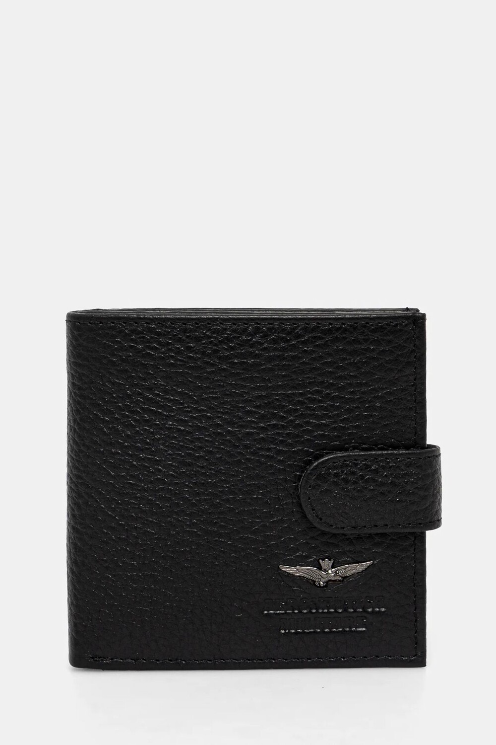 

Кожаный кошелек Aeronautica Militare, черный