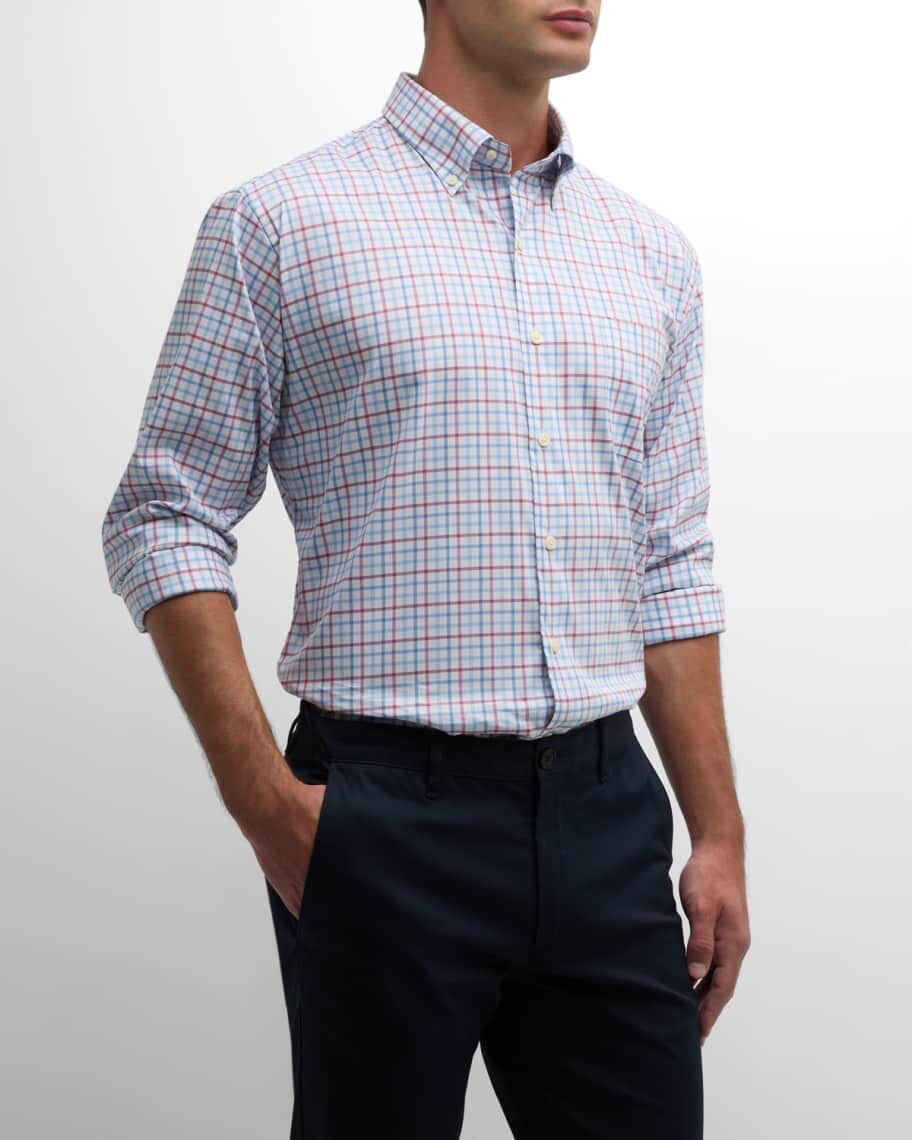 

Мужская спортивная рубашка Cutler из эластичного хлопка Peter Millar