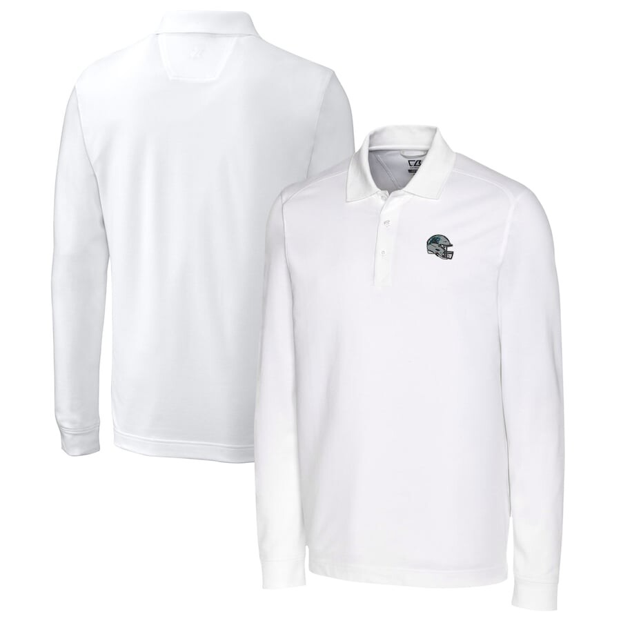 

Поло с длинным рукавом Cutter & Buck Carolina Panthers, белый