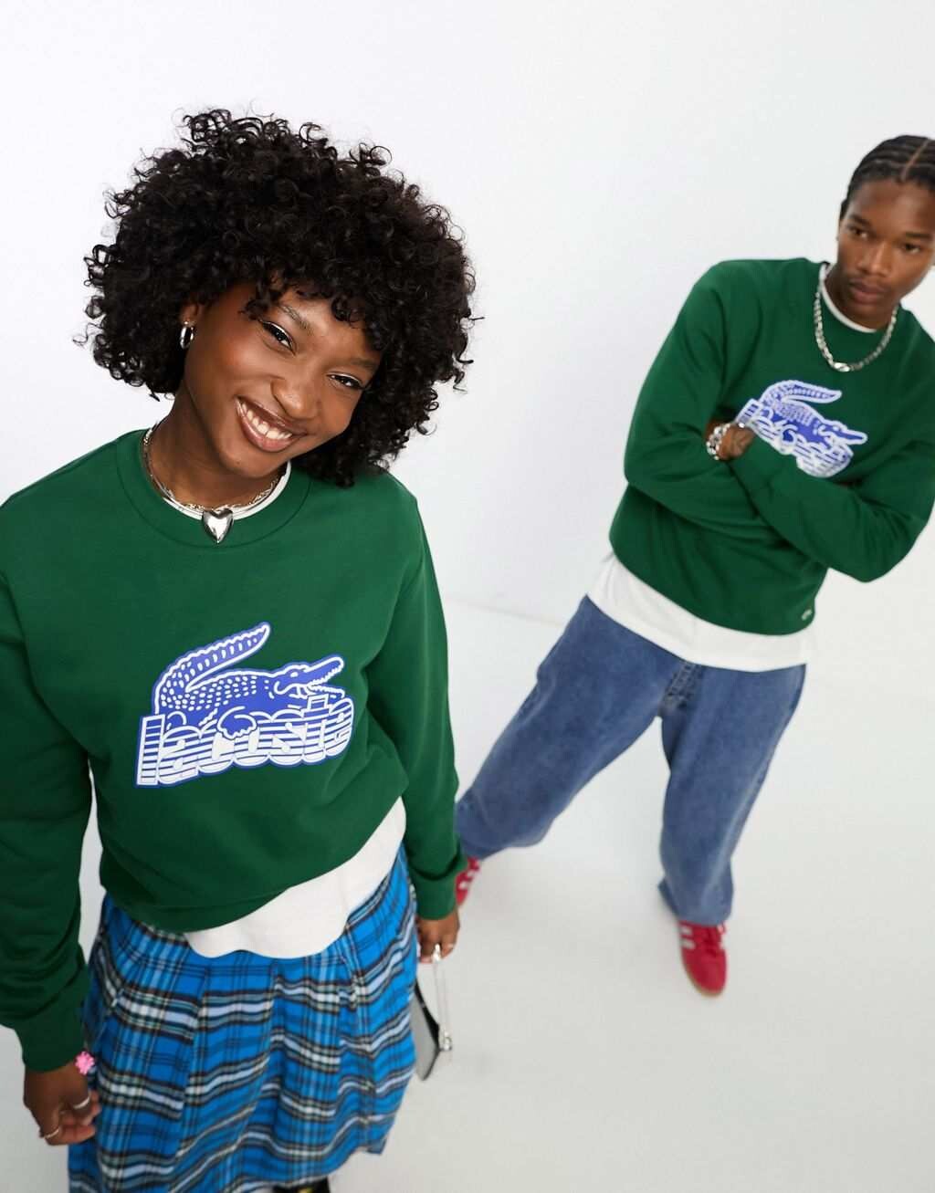 

Темно-зеленая толстовка унисекс Lacoste с графикой спереди - DGREEN, Зеленый