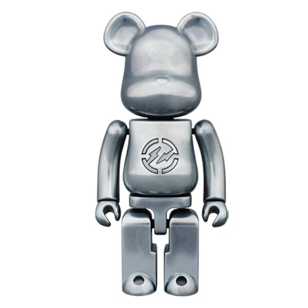 Фигурка виниловая Bearbrick Superalloy Fragment 200%, серебристый фигурка bearbrick rabbrick fragment clear 400% красный