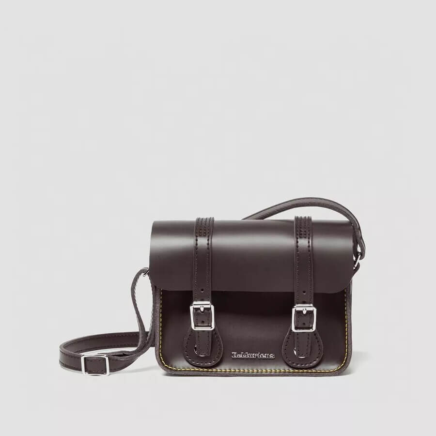 

Сумка Dr. Martens 7 Inch Leather Crossbody, темно-бордовый