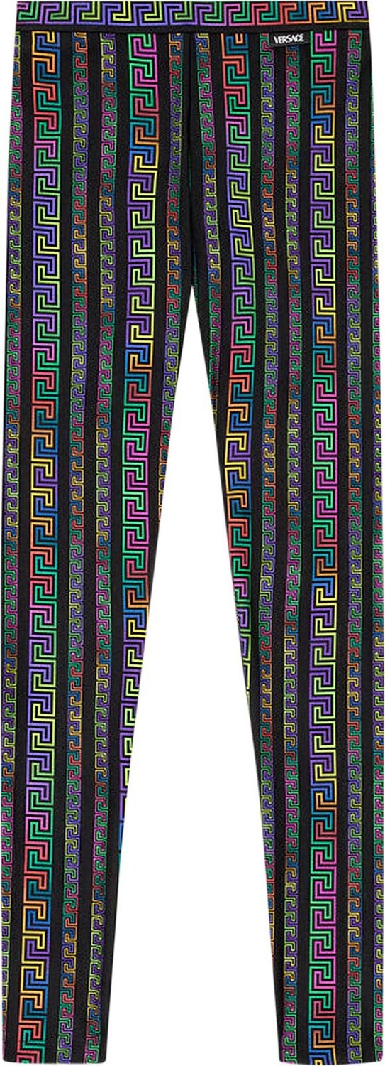 

Брюки Versace Printed Pant 'Multicolor/Black', разноцветный, Белый