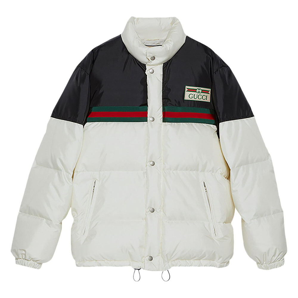 

Куртка Gucci Puffer, белый/темно-синий