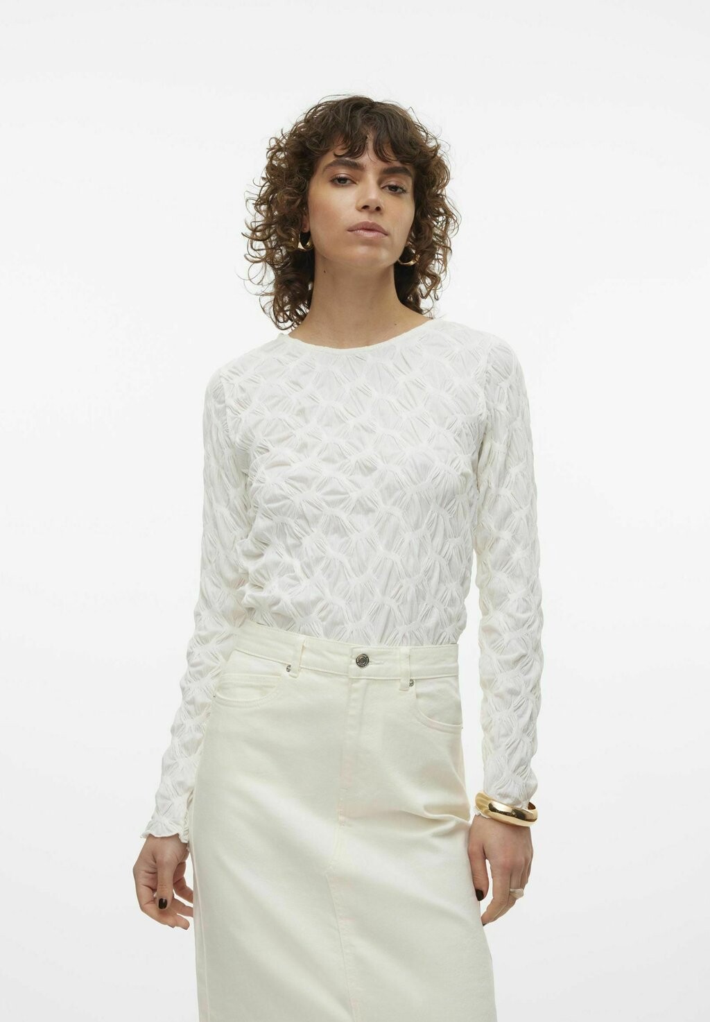 

Блузка VMUMA Vero Moda, цвет snow white