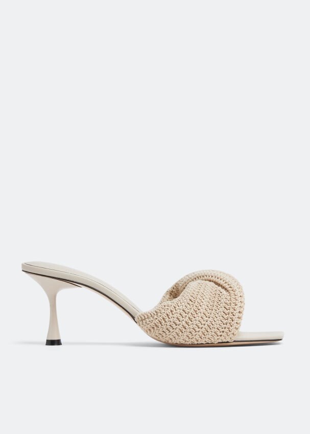 

Мюли STUDIO AMELIA Twist Front 70 heel mules, бежевый