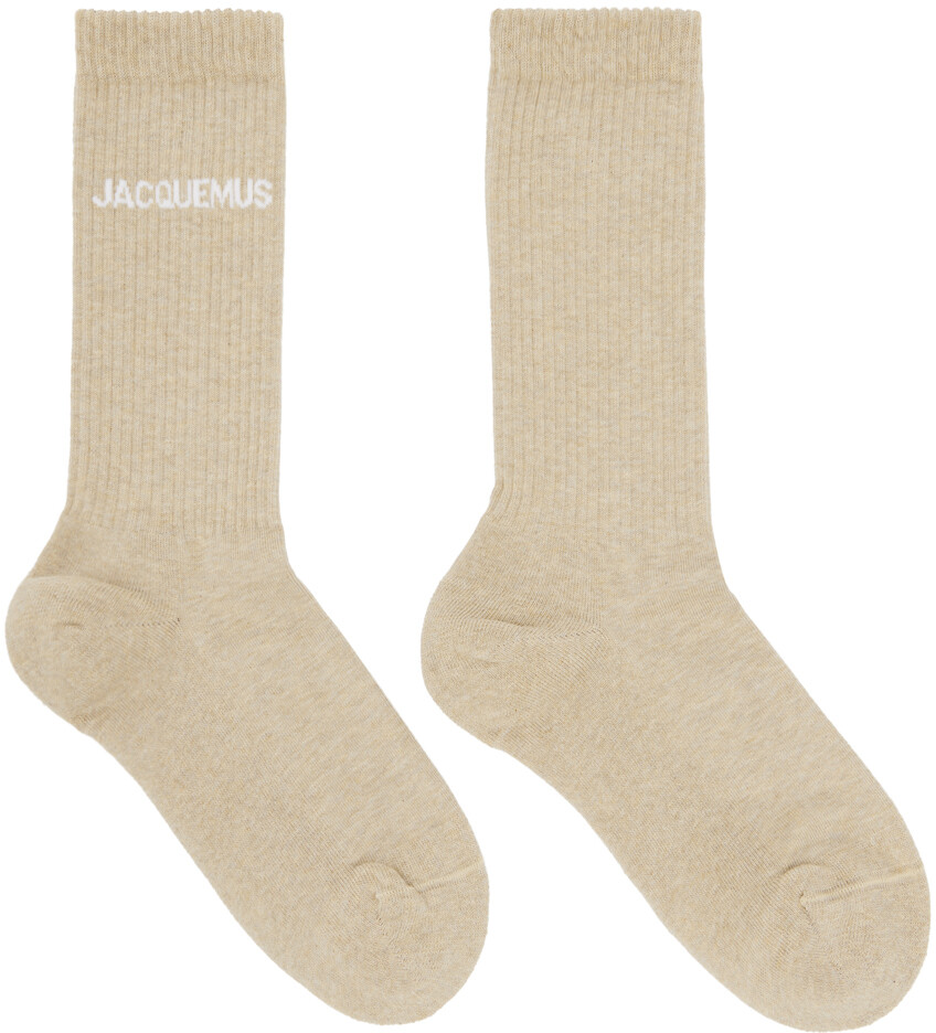 

Бежевые носки 'Les Chaussettes Jacquemus'