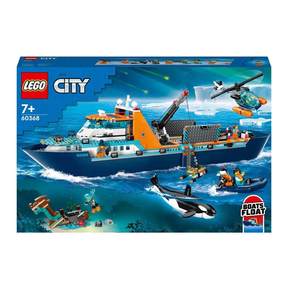 конструктор lego city корабль исследователь арктики 60368 Конструктор LEGO Полярный Гигантский корабль, 815 деталей
