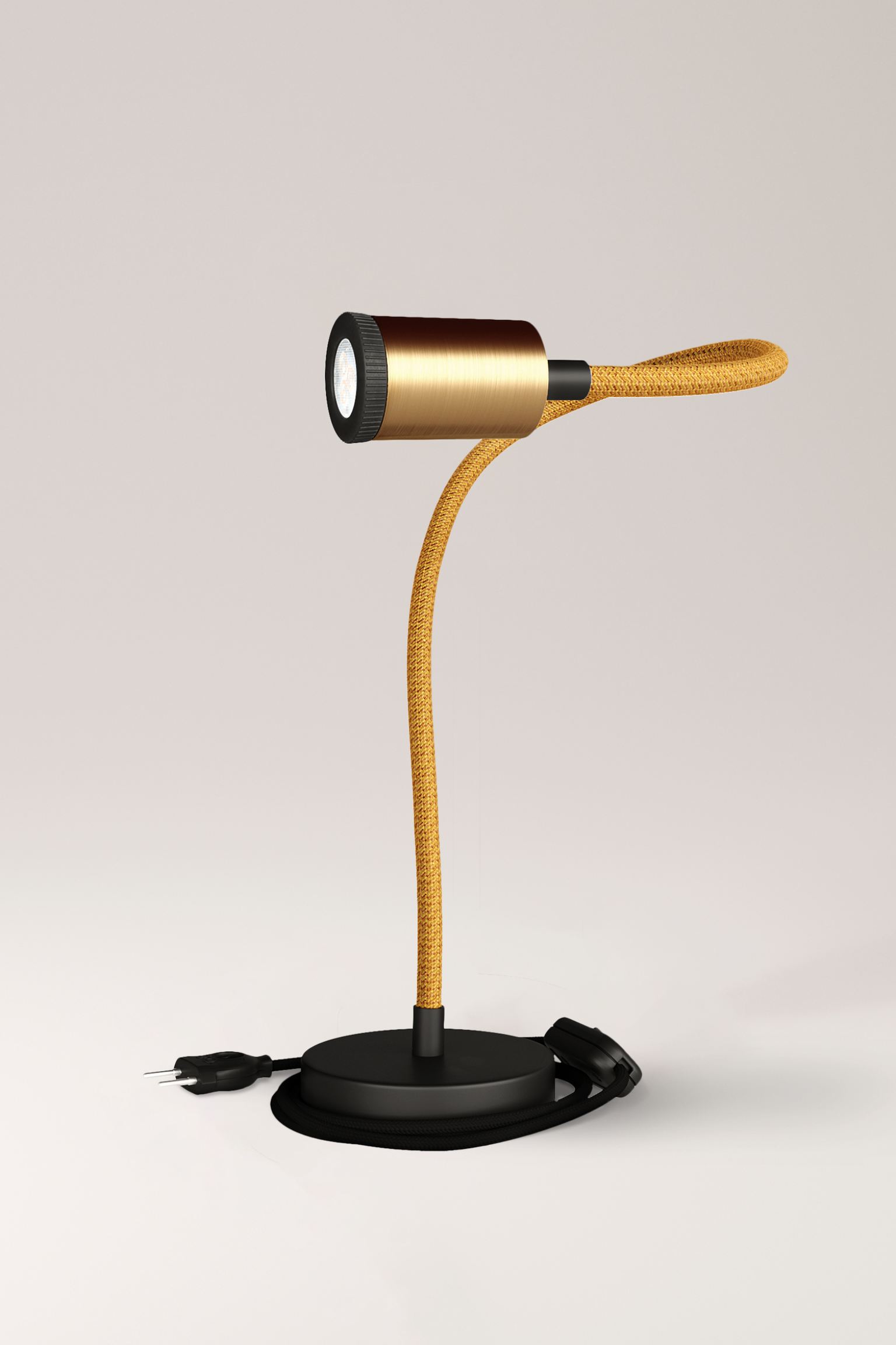 Настольная лампа Creative Cables Flex Reflector, бронзовый