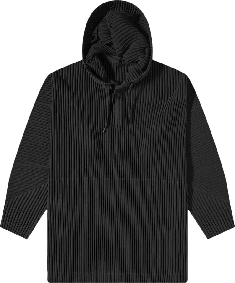 

Худи Homme Plissé Issey Miyake Color Pleated Hoodie 'Black', черный