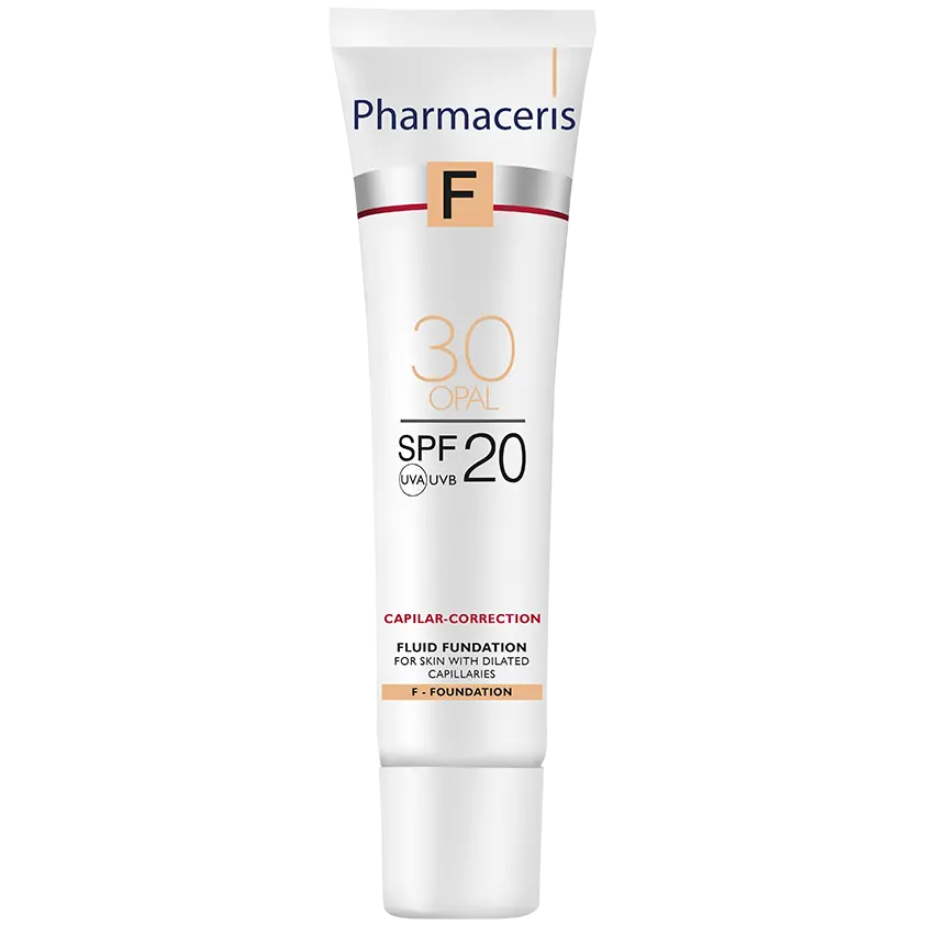 

Pharmaceris F Capilar-Correction маскирующий флюид для куперозной кожи SPF20 30 опаловый, 30 мл