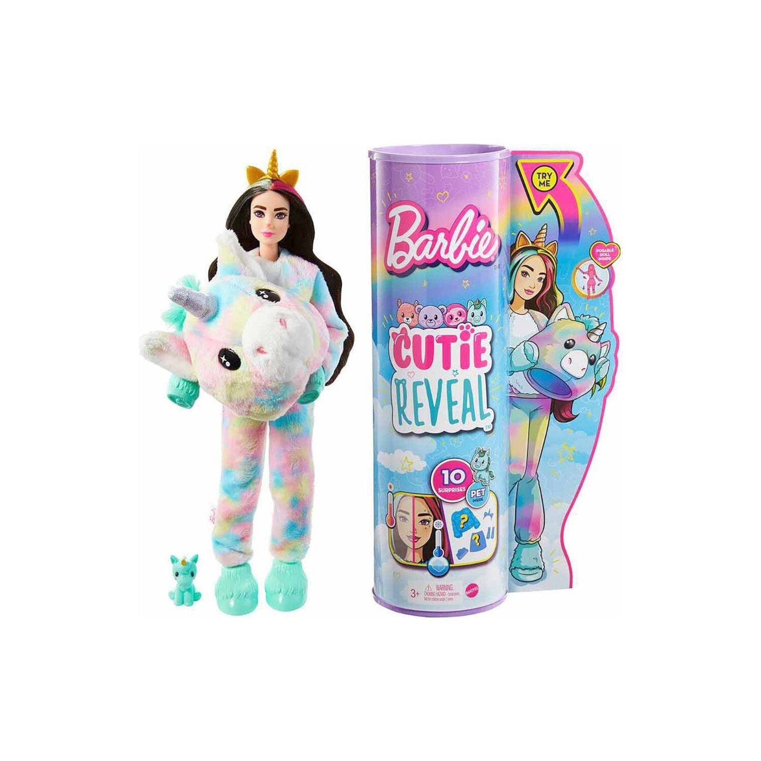 

Кукла Barbie Cutie Reveal Dolls Rainbow Unicorn