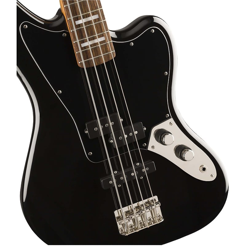 Squier Classic Vibe Jaguar Bass - черный - фото